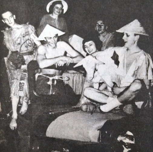 Old Photo Album: College play, 1957